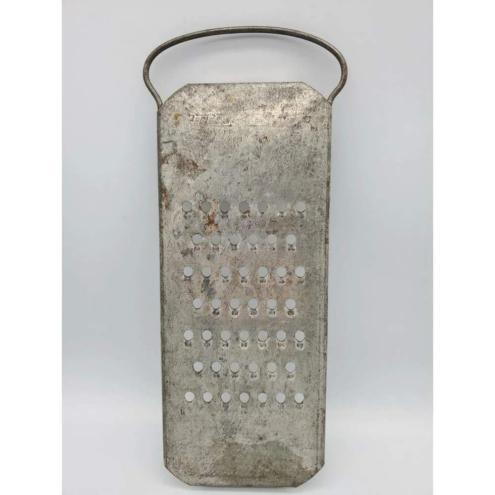 Vintage Rapid Slaw and Vegetable Cutters Bluffton O Cheese Grater With Handle